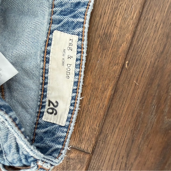 Rag and Bone Maya Cropped Flare Classic Blue Women's Jeans - Picture 5 of 8